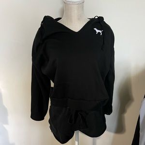 Victoria Secret Hoodie/Short Set